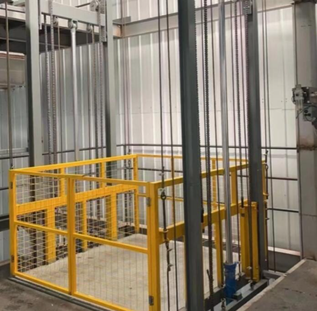 荣邦乡导轨式升降机一般加工周期