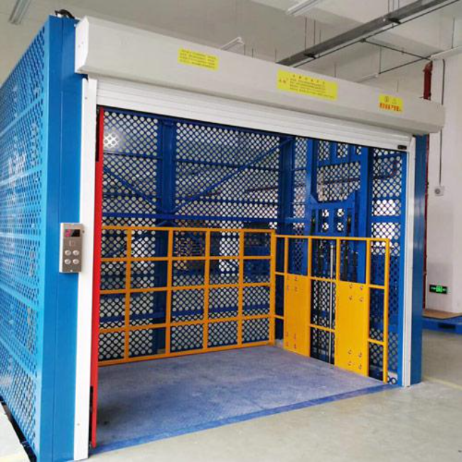 荣邦乡导轨式升降货梯